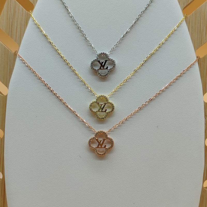 Silver Clover LV Necklace: A Lucky Charm