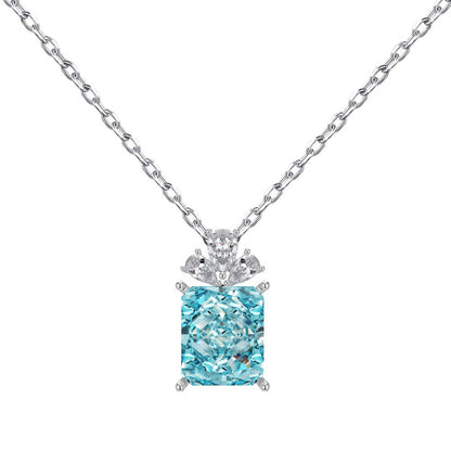 Shimmering Statement Rectangle Pendant