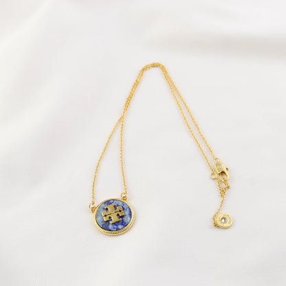 Tory Burch Reversible Coin Necklace

