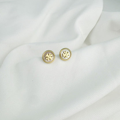 Tory Burch Signature Logo Studs

