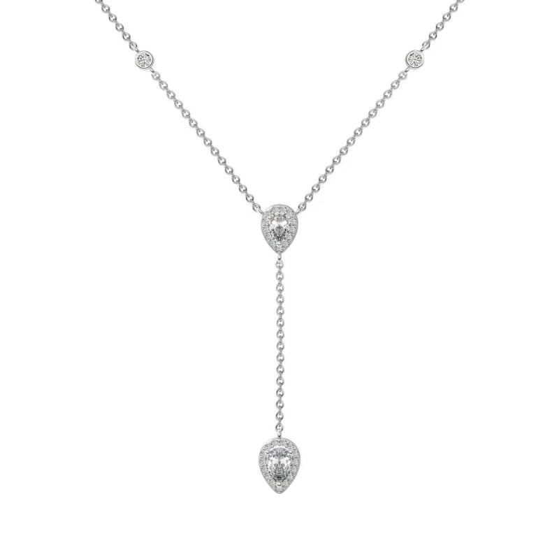Dainty Zircon Y Necklace
