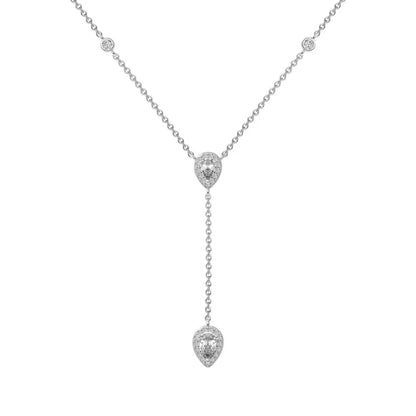Dainty Zircon Y Necklace