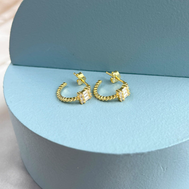 Everyday Sparkle C-Hoops

