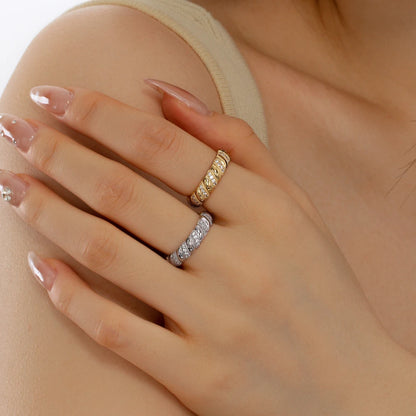 Elegant Zirconia Promise Rings