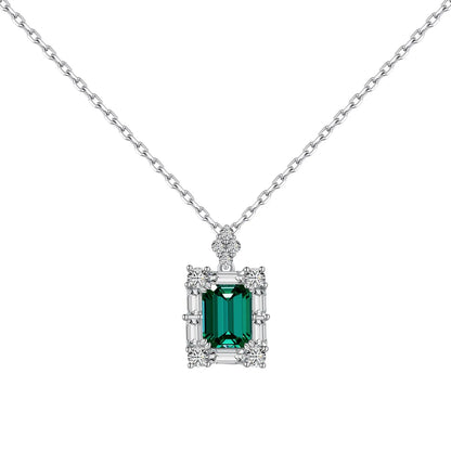 Emerald Diamond Necklace