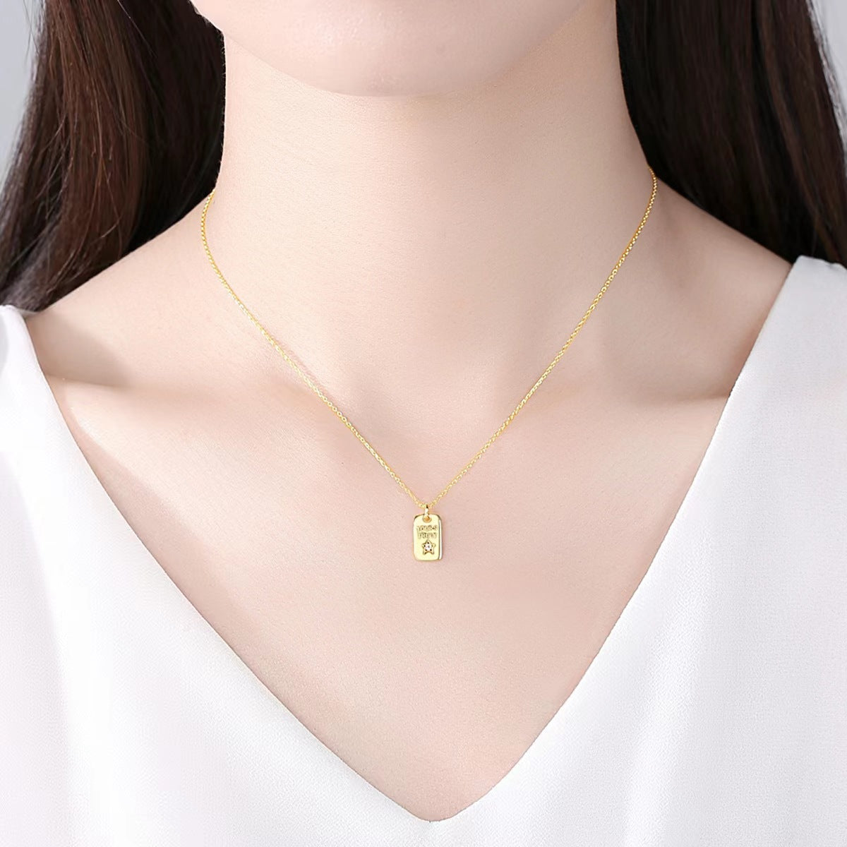 star pendant necklace for women
