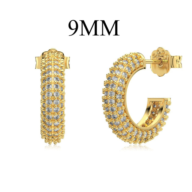 Futuristic Baguette Earrings
