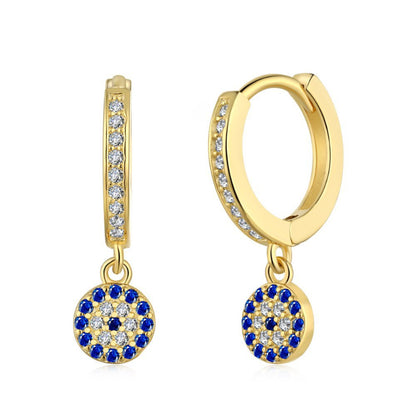 evil eye stud earrings