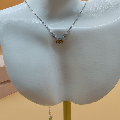 Golden Chain with a Pop of Color

