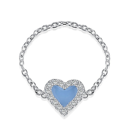 love heart locket bracelet