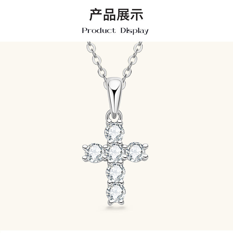 Spiritual Moissanite Cross Jewelry

