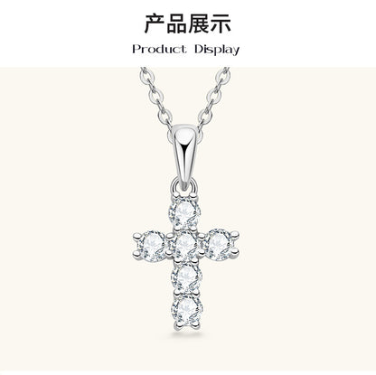 Spiritual Moissanite Cross Jewelry

