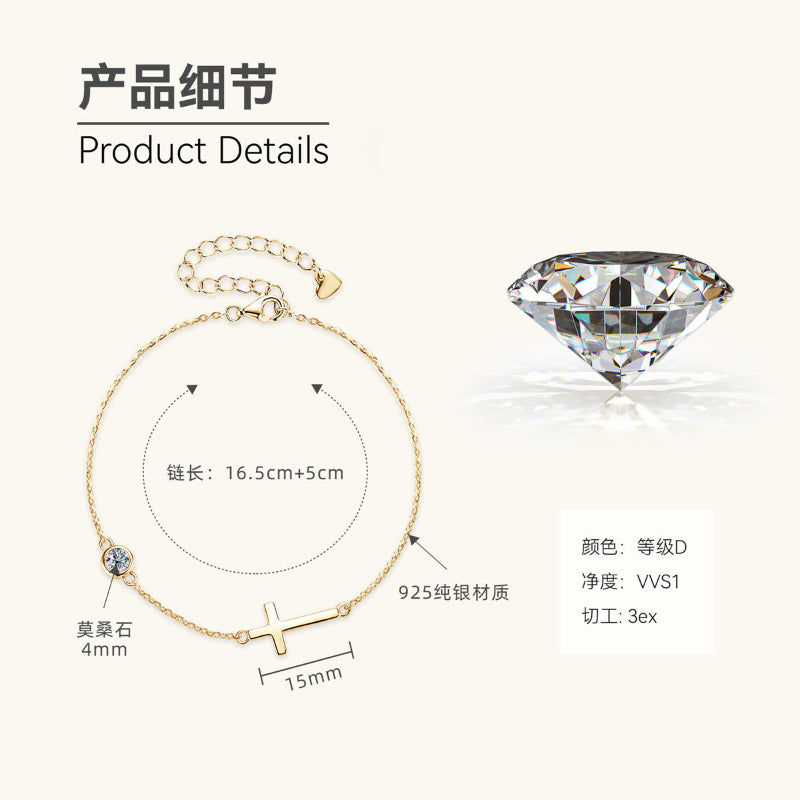 moissanite diamond bracelet