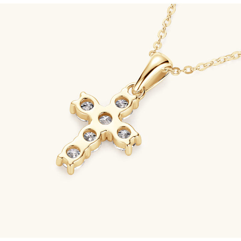 Dazzling Moissanite Cross for Women

