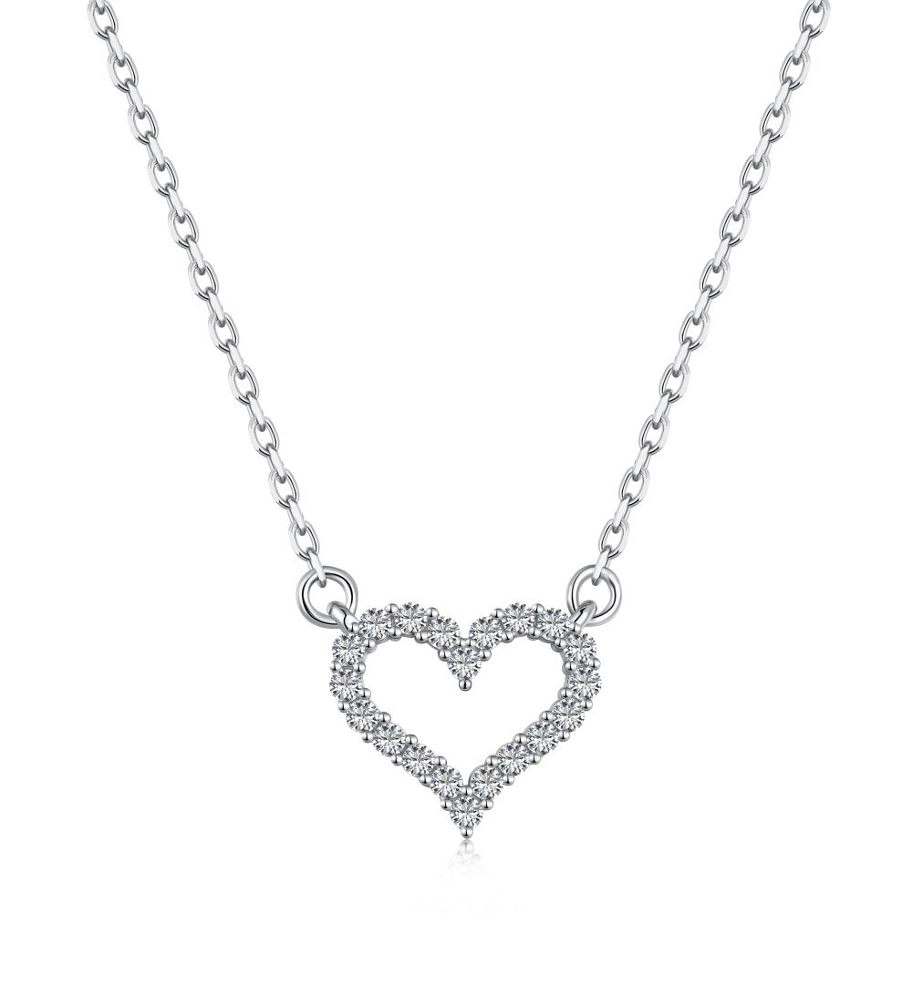 Exquisite Silver Heart Pendant