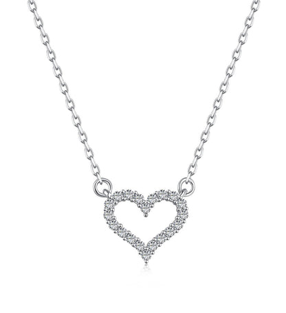 Exquisite Silver Heart Pendant