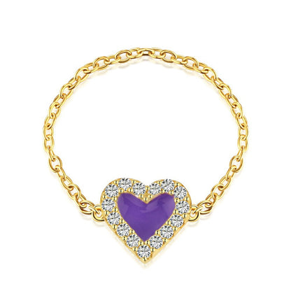 sterling heart bracelet
