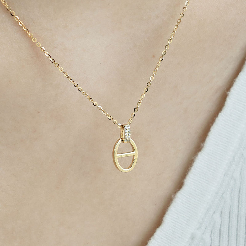 Elegant Pig Nose Necklace