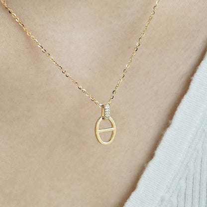 Elegant Pig Nose Necklace