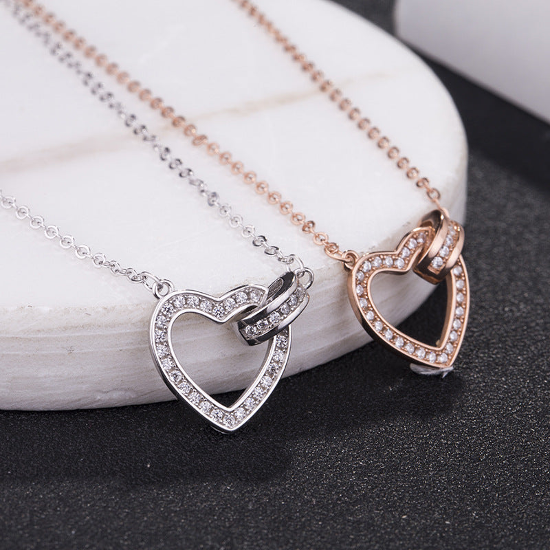 love heart necklace for girlfriend