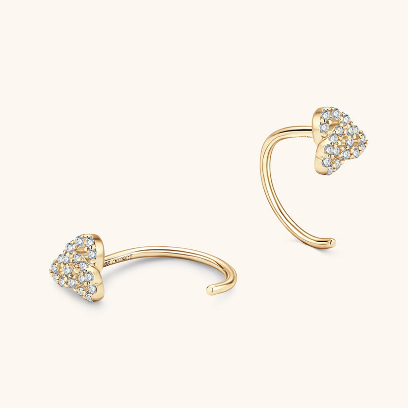 Elegant Moissanite Stud Earrings