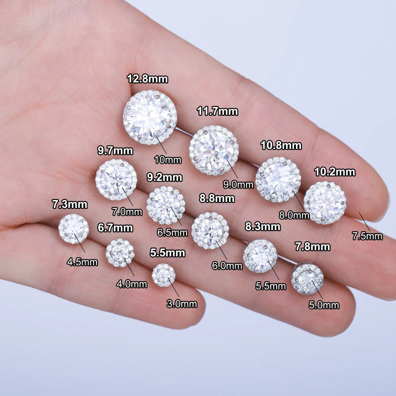 Timeless Halo Stud Earrings

