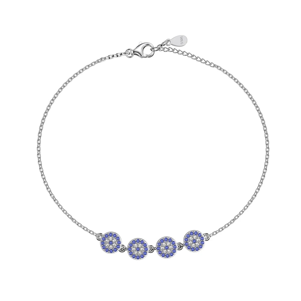 Silver Evil Eye Charms