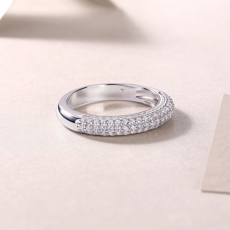 Glamorous Moissanite Promise Ring


