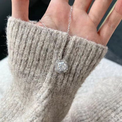 Bridal Square Cut Necklace

