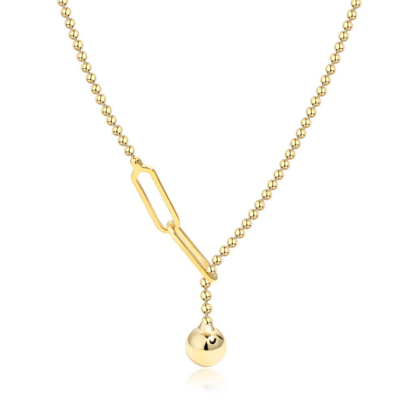 Chic Silver Toggle Lariat

