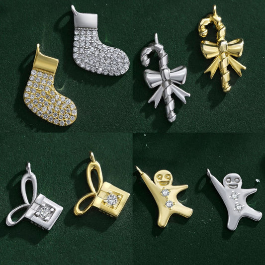 Christmas Gift Gingerbread Necklace

