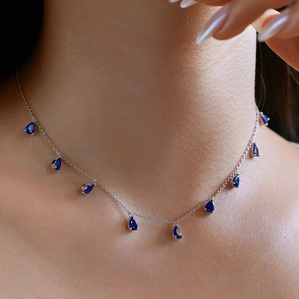 Glamorous Zirconia Necklace