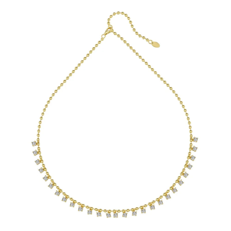Chic Beaded Statement Necklace

