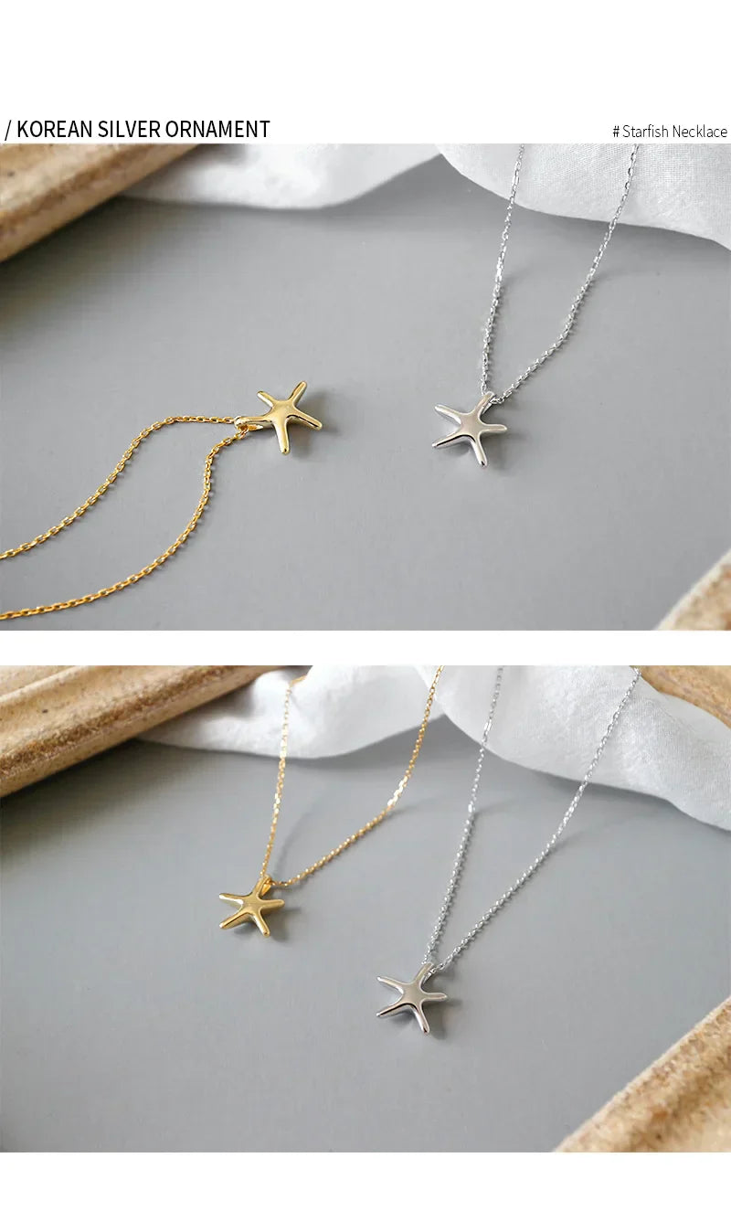 Gold Vermeil Starfish Necklace