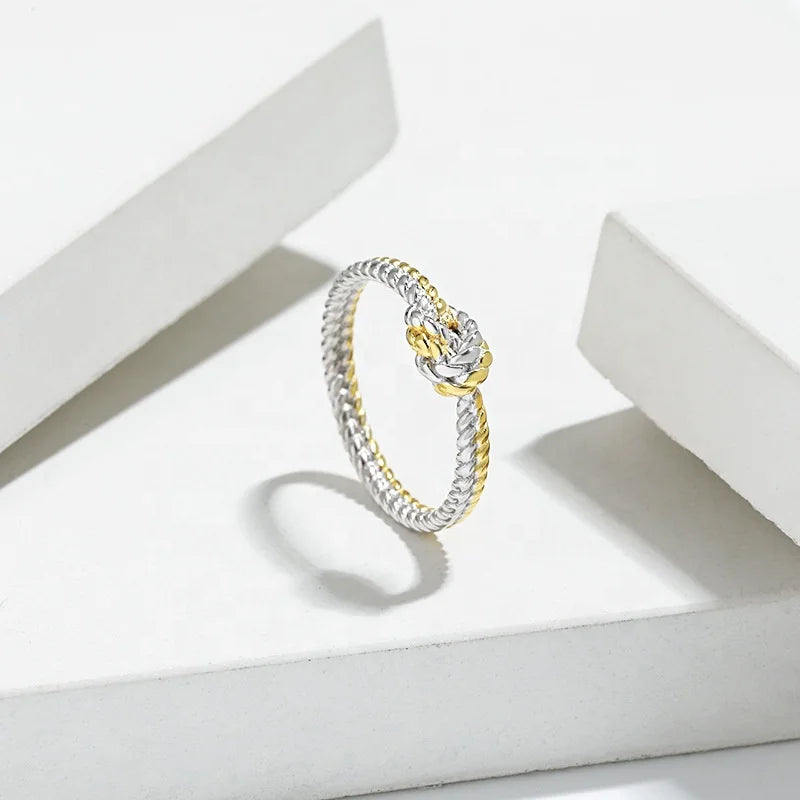 Marine Rope Knot Ring

