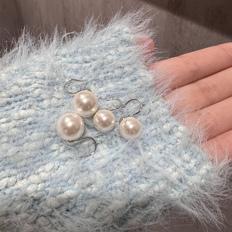 Elegant Simulated Pearl Earrings

