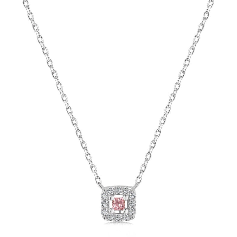 Delicate Pink Square Halo

