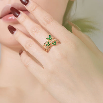 Silver Seraph Butterfly Ring


