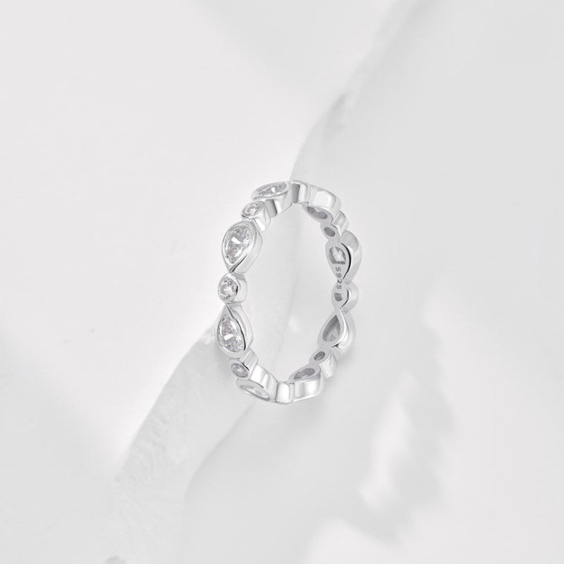 Vintage Inspired Gold Eternity Ring

