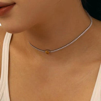 Choker Tennis Necklace Jewelry Jewellery