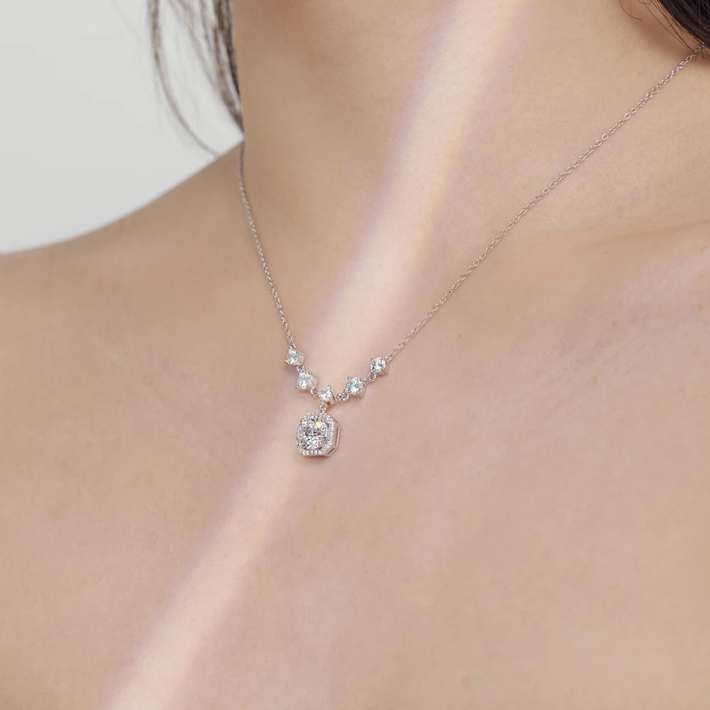 Dainty Charm Zirconia Jewelry Pendant Necklace