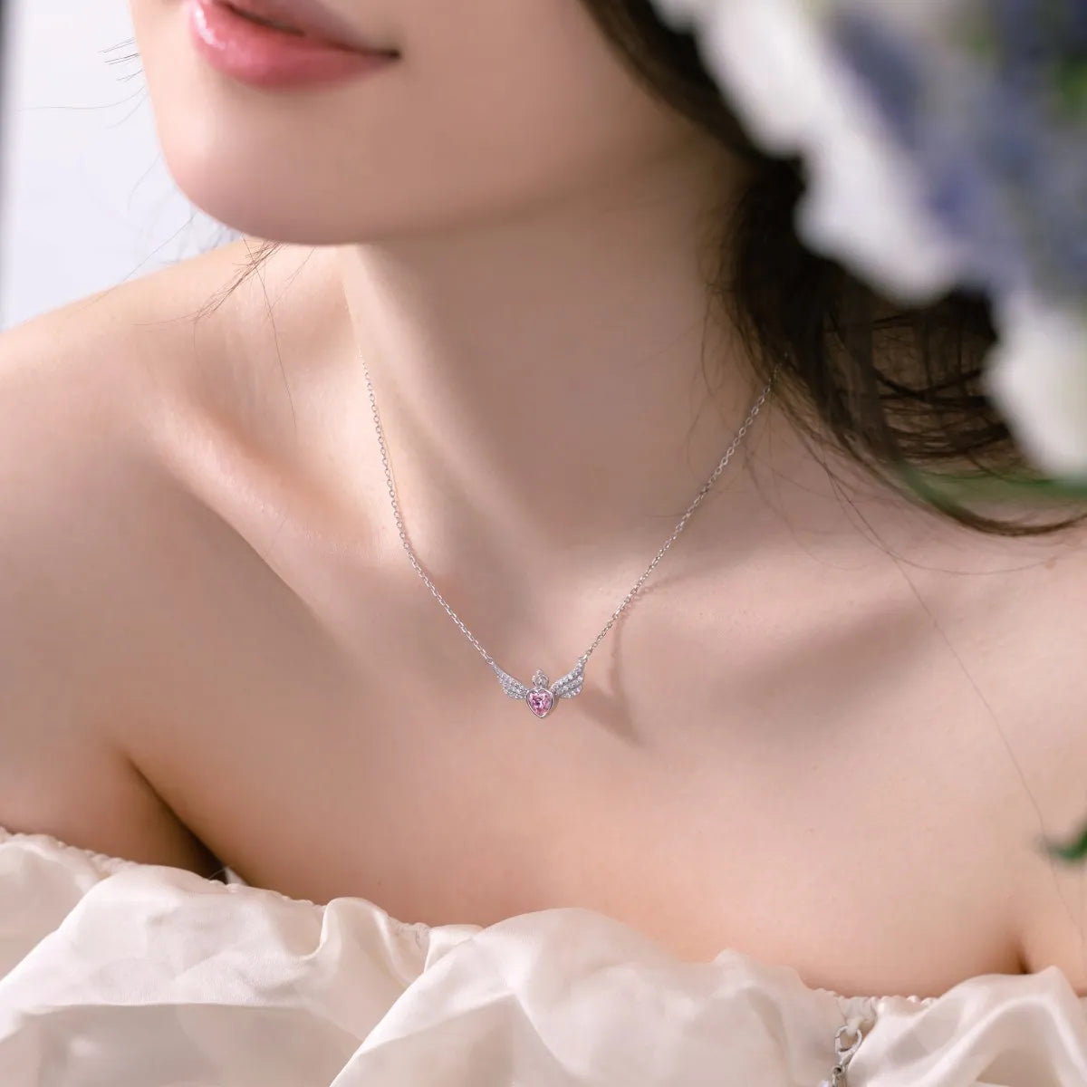 Heart Angle Wings Pendant