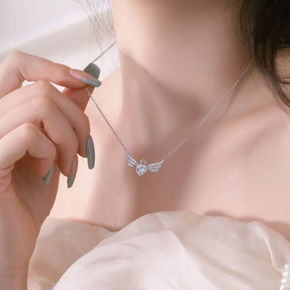 Heart Angle Wings Pendant