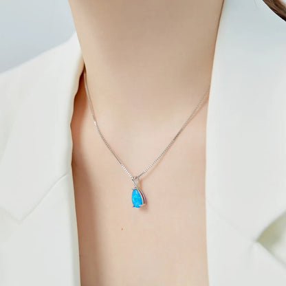 Drop Pear Shape Pendant For Women