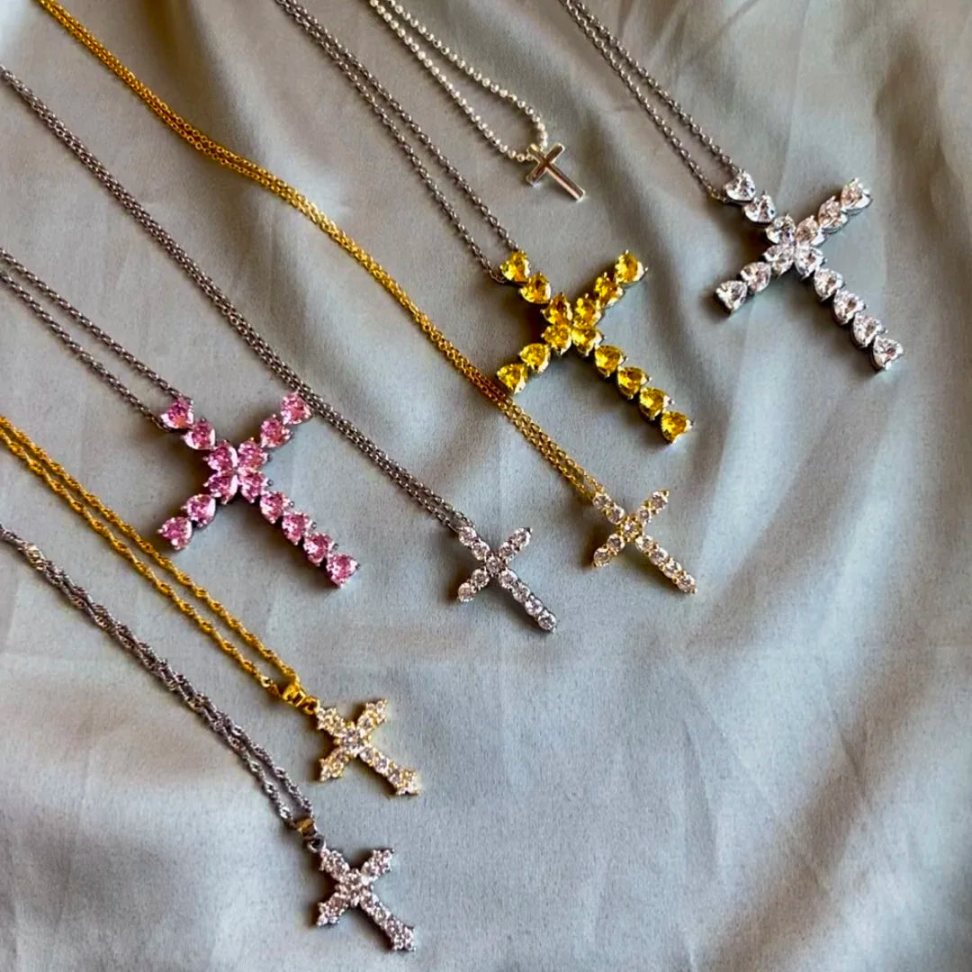 Personalized Women Pendant Cross Necklace