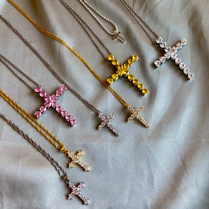 Personalized Women Pendant Cross Necklace