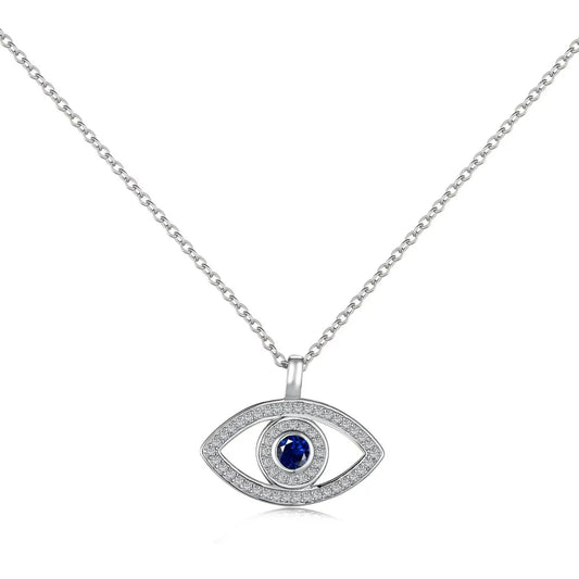 925 Silver Devil Eye Pendant