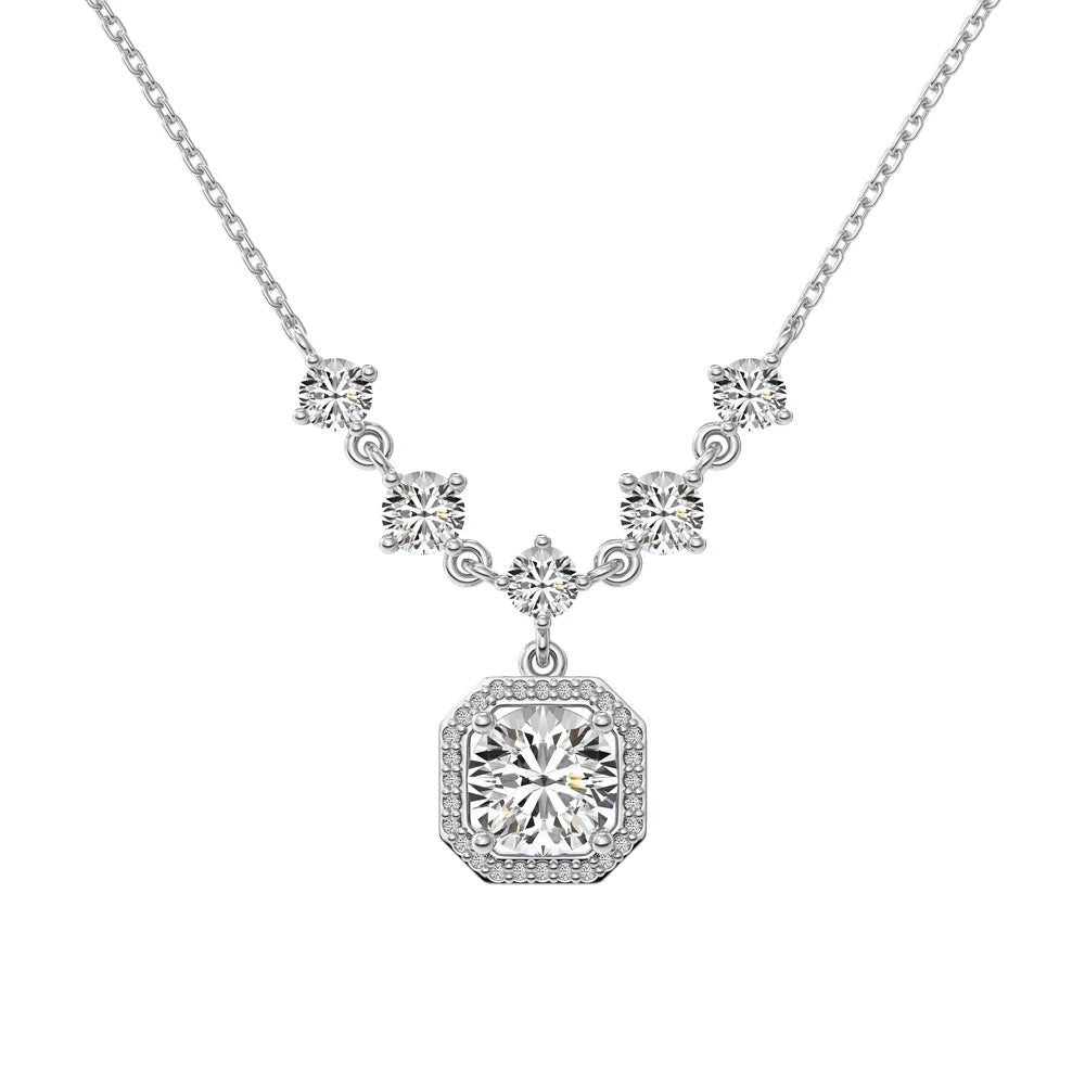 Dainty Charm Zirconia Jewelry Pendant Necklace