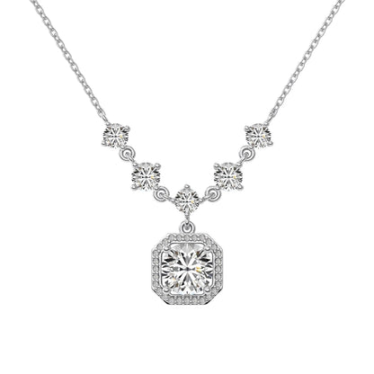 Dainty Charm Zirconia Jewelry Pendant Necklace