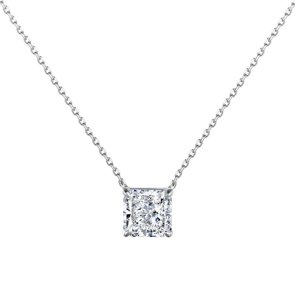 Square Cubic Zirconia Pendant